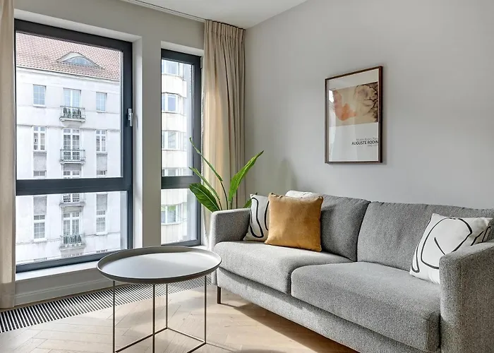 Lägenhet Bank Polski Center With Parking By Lion Gdynia