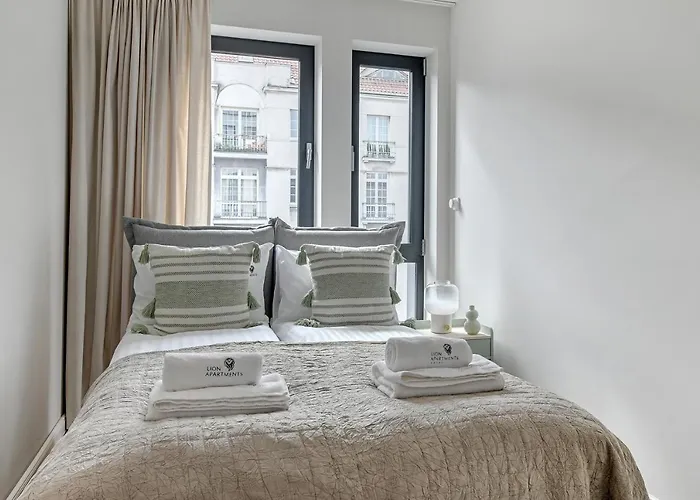 Lägenhet Bank Polski Center With Parking By Lion Gdynia